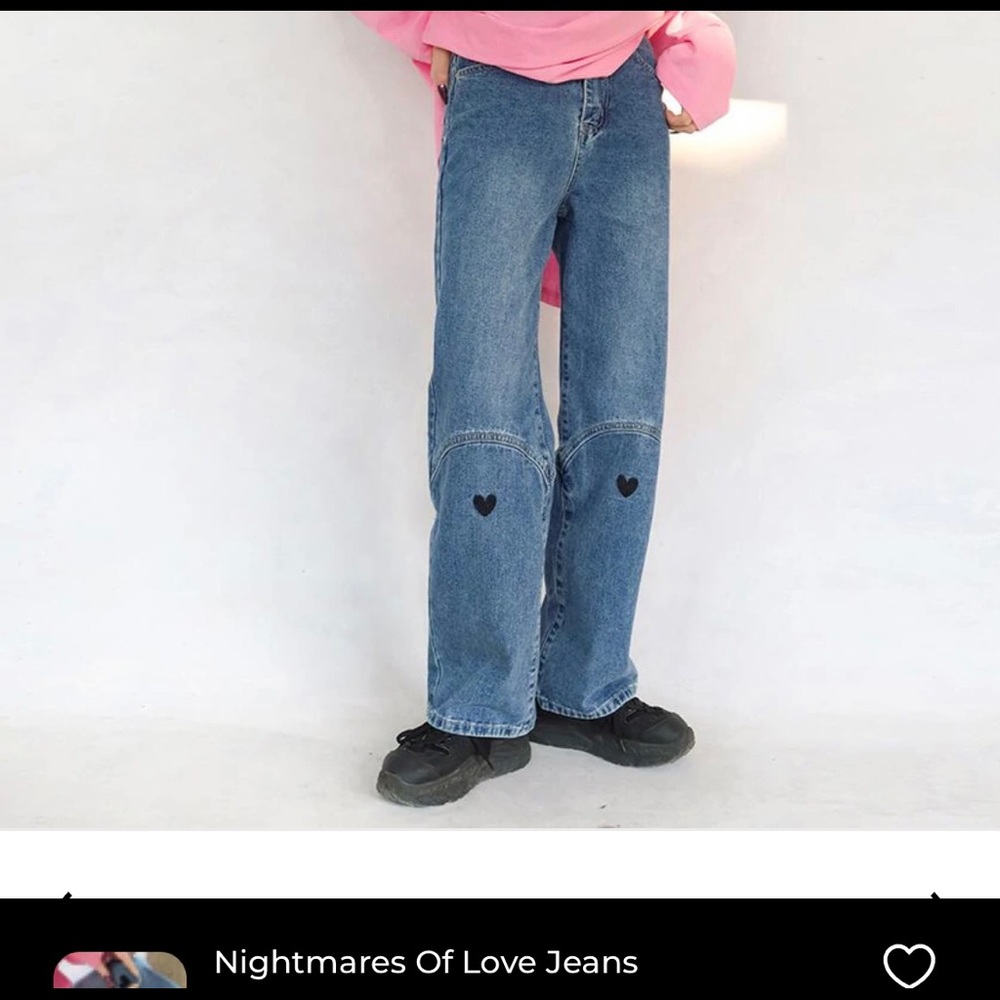 Empty soda “Nightmares of Love” jeans. Size 6